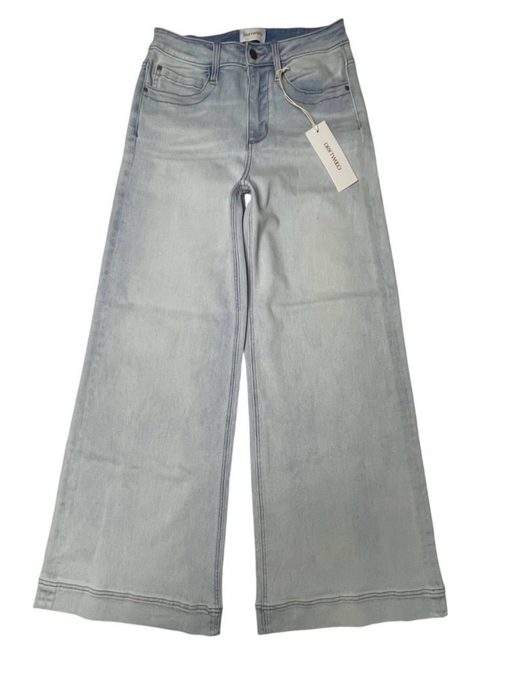 DRIFTWOOD Martha Light Blue Wide Leg Jeans